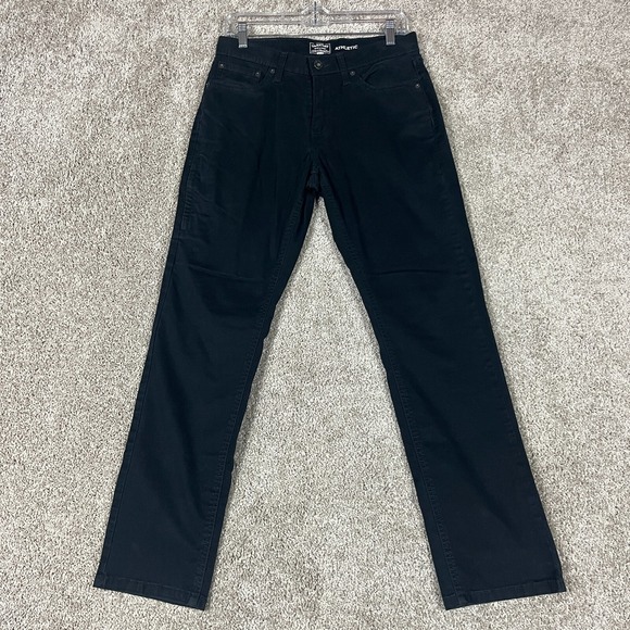 Levis Gold Mens Pants 29x32 Khaki Straight Athletic Golf Signature Casual Black - Picture 1 of 11